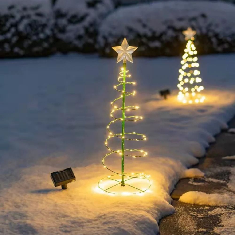 Solar Garden Christmas Tree Lights 6