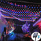 Solar Curtain Fairy Net Lights 3x2m Outdoor String Mesh For Garden And Party 0
