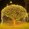 Solar Curtain Fairy Net Lights 3x2m Outdoor String Mesh For Garden And Party 4