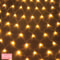 Solar Curtain Fairy Net Lights 3x2m Outdoor String Mesh For Garden And Party 6