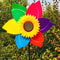 Colorful Sunflower Windmill Pinwheel Garden Spinner 1