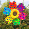 Colorful Sunflower Windmill Pinwheel Garden Spinner 8