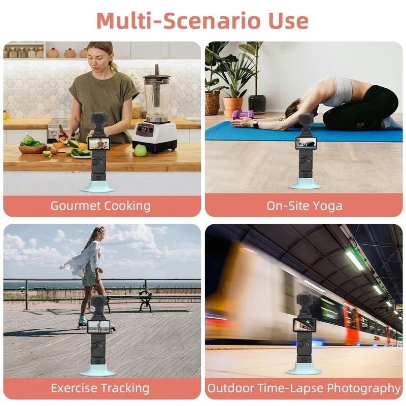 Anti Slip Base For DJI Pocket 3 Silicone Desktop Support Bracket 5