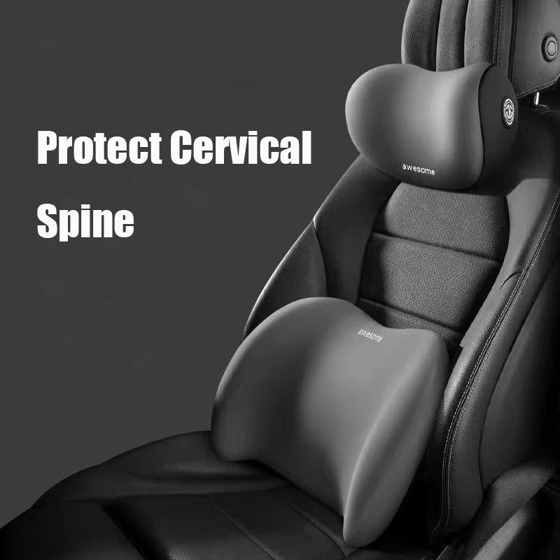 Car Neck Headrest Pillow For Comfortable Travel Support 1