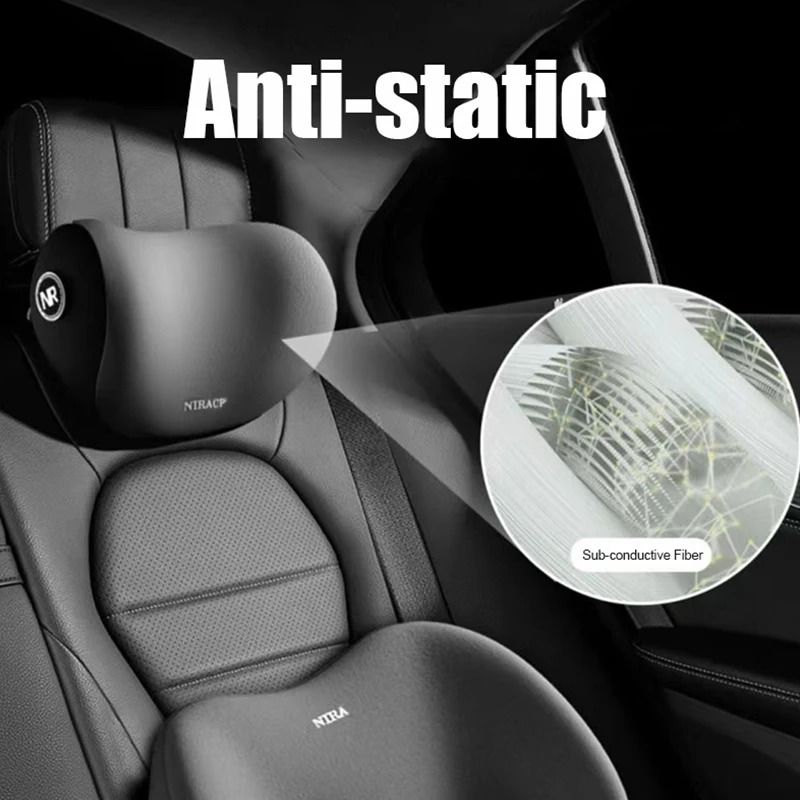 Car Neck Headrest Pillow For Comfortable Travel Support 3