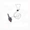 Interactive Door Hanging Cat Toy With Black Mouse Teaser 1