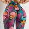 High Waist Butterfly Print Leggings With Bow Bandage Design For Yoga And Fitness 9