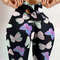 High Waist Butterfly Print Leggings With Bow Bandage Design For Yoga And Fitness 4