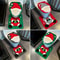 Santa Toilet Seat Cover And Rug Set For Christmas Bathroom Decor 1