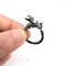 Antique Silver Dragon Wing Adjustable Ring For Men Gothic Punk Jewelry 9