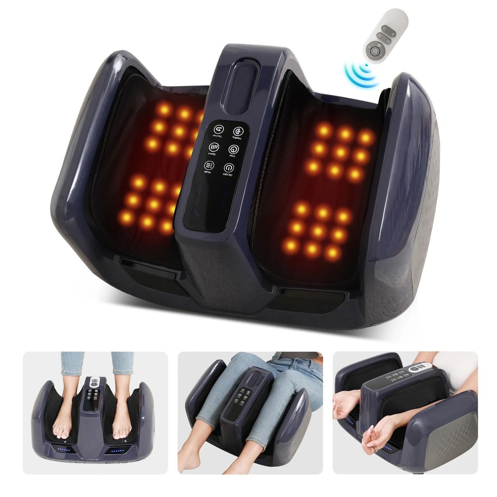 Shiatsu Foot Massager With Heat For Deep Kneading And Neuropathy Relief 0