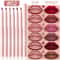 Long Lasting Waterproof Lip Liner Pen Set Smooth Non Fading Makeup Kit 7
