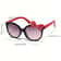 Kids Bow Decor Big Frame Sunglasses Outdoor Party Vacation Travel Glasses 5