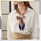 X Shaped Scarf Clips Elegant Silk Scarf Buckle Rings For Women 4