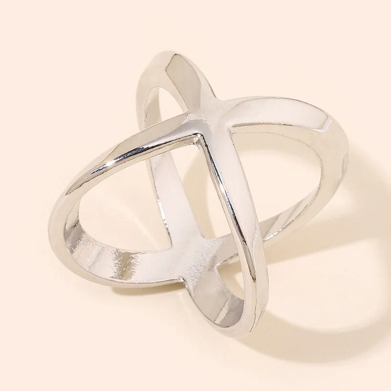 X Shaped Scarf Clips Elegant Silk Scarf Buckle Rings For Women 6