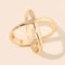 X Shaped Scarf Clips Elegant Silk Scarf Buckle Rings For Women 7
