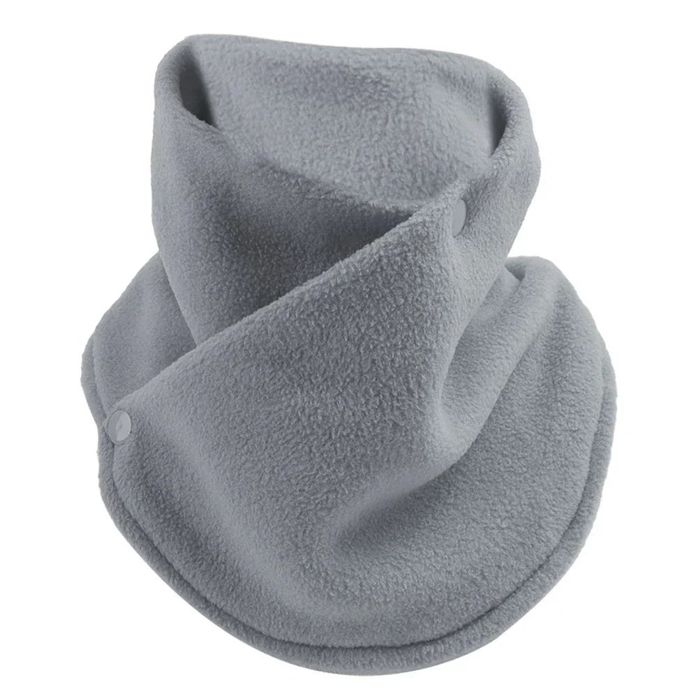 Lamb Fleece Winter Scarf Warm Plush Snood Neck Wrap 6