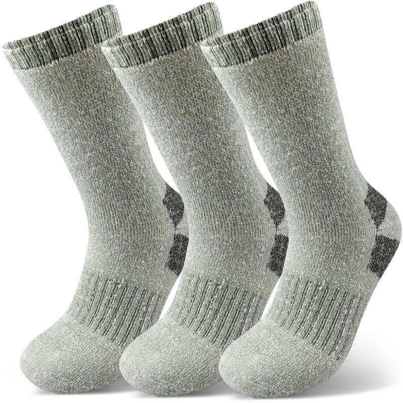 Winter Men Thermal Socks Thick Warm Wool Mid Calf Sports Socks 9