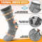 Winter Men Thermal Socks Thick Warm Wool Mid Calf Sports Socks 3