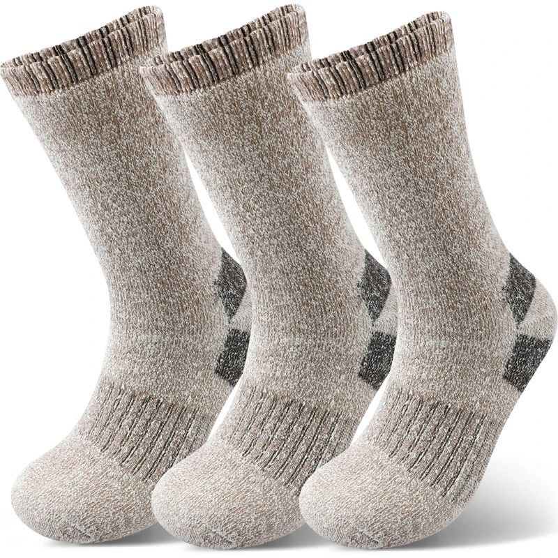 Winter Men Thermal Socks Thick Warm Wool Mid Calf Sports Socks 8