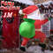 Movable Head Bear Santa Christmas Inflatable Yard Decoration With LED Light 16