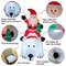 Movable Head Bear Santa Christmas Inflatable Yard Decoration With LED Light 2