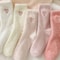 Womens Thickened Mink Fur Socks 5Pair Set Warm Plush Home Sleepwear 0