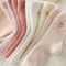 Womens Thickened Mink Fur Socks 5Pair Set Warm Plush Home Sleepwear 4