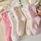 Womens Thickened Mink Fur Socks 5Pair Set Warm Plush Home Sleepwear 6