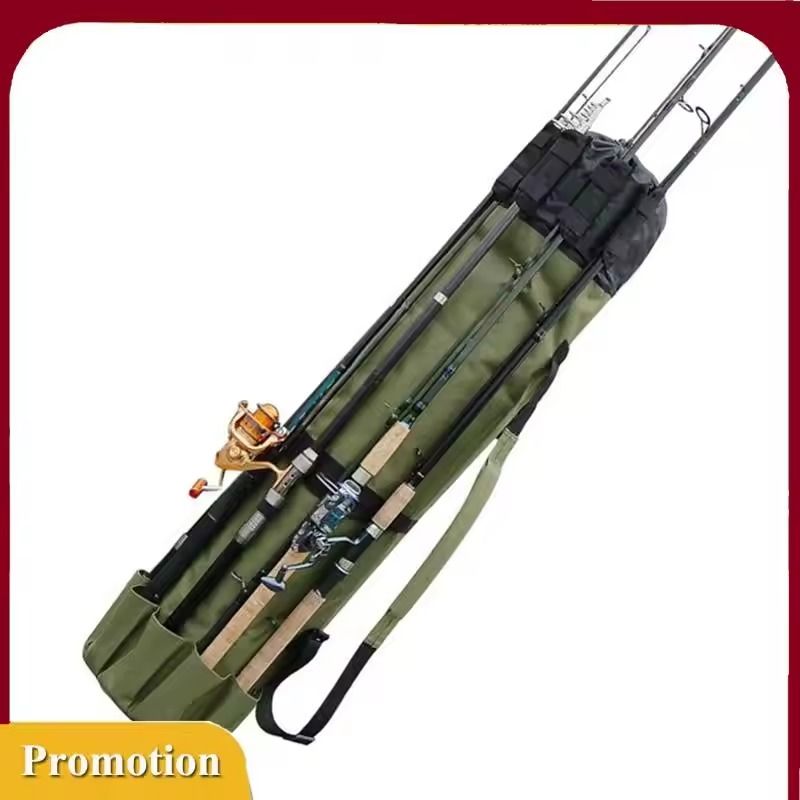 Multifunctional Fishing Rod Gear Storage Bag Oxford Cloth Carry Case 4