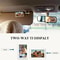Car Sun Visor Magnetic Acrylic Photo Holder Clip Horizontal Vertical Display 1