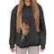 Autumn Winter Womens Hooded Sweatshirt With Pet Carrier Pocket Loose Fit Top 9