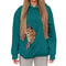 Autumn Winter Womens Hooded Sweatshirt With Pet Carrier Pocket Loose Fit Top 13