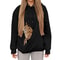 Autumn Winter Womens Hooded Sweatshirt With Pet Carrier Pocket Loose Fit Top 7