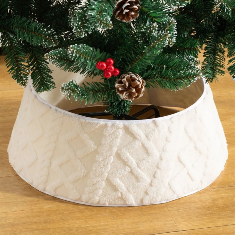 Christmas Tree Collar Felt Decorative Surround For Holiday Display 6