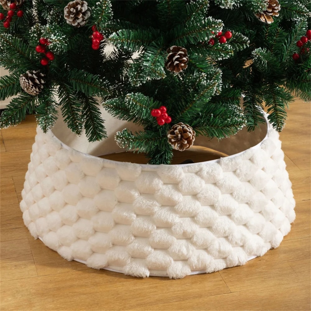 Christmas Tree Collar Felt Decorative Surround For Holiday Display 9