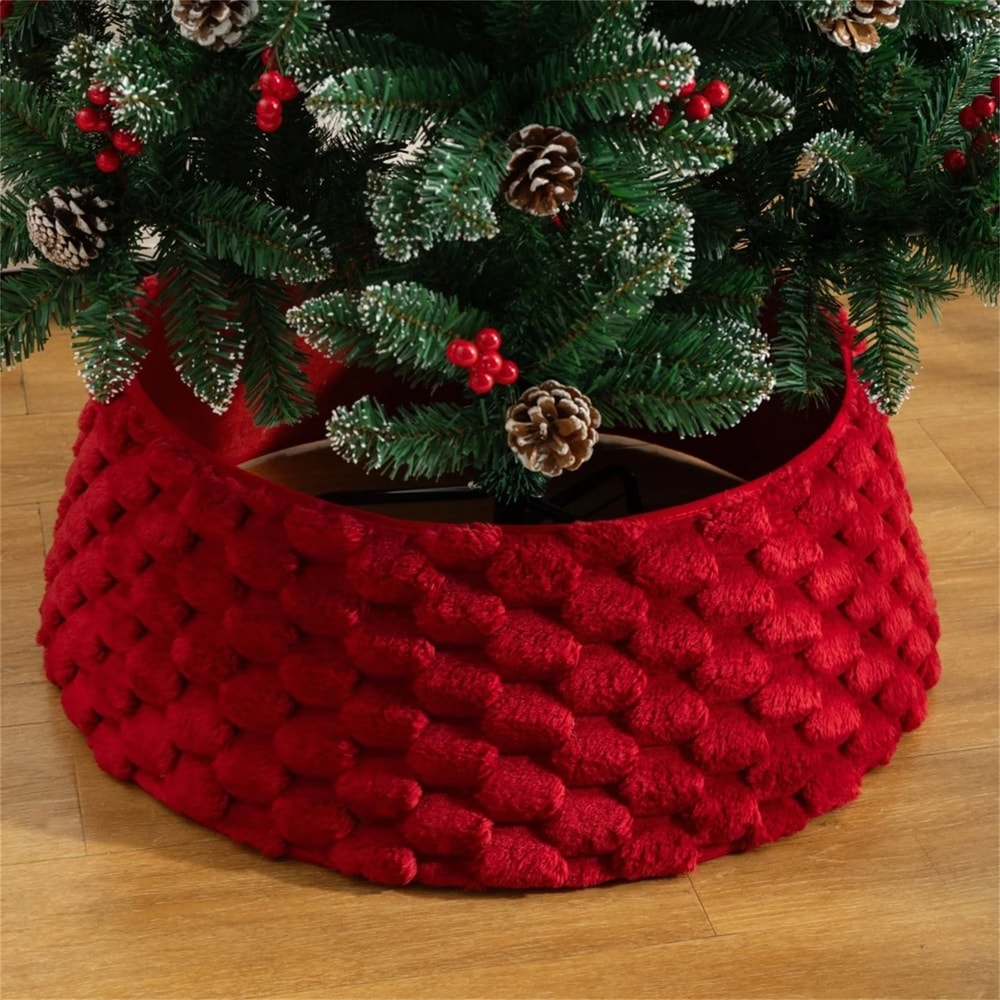 Christmas Tree Collar Felt Decorative Surround For Holiday Display 13