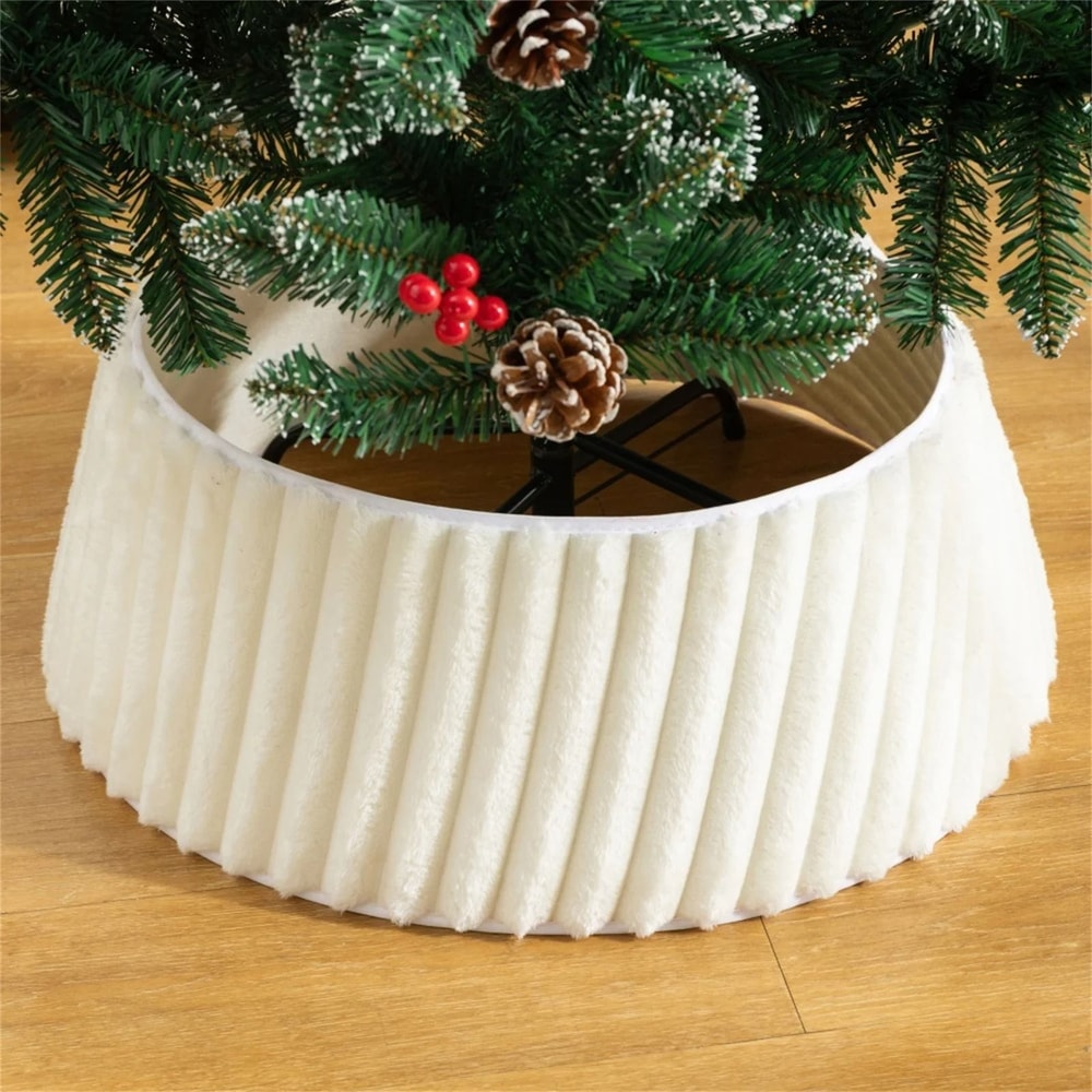 Christmas Tree Collar Felt Decorative Surround For Holiday Display 8