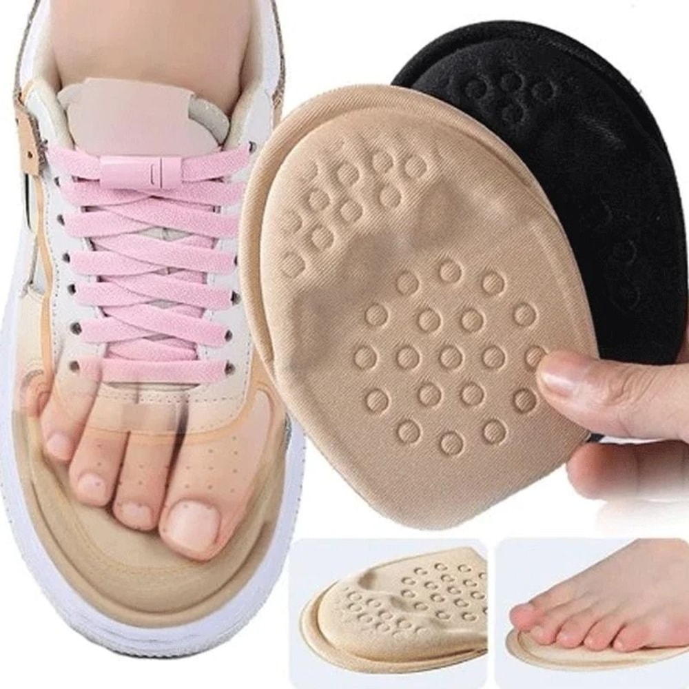 Half Insoles Forefoot Cushion Pads For Pain Relief And Shoe Size Adjustment 0