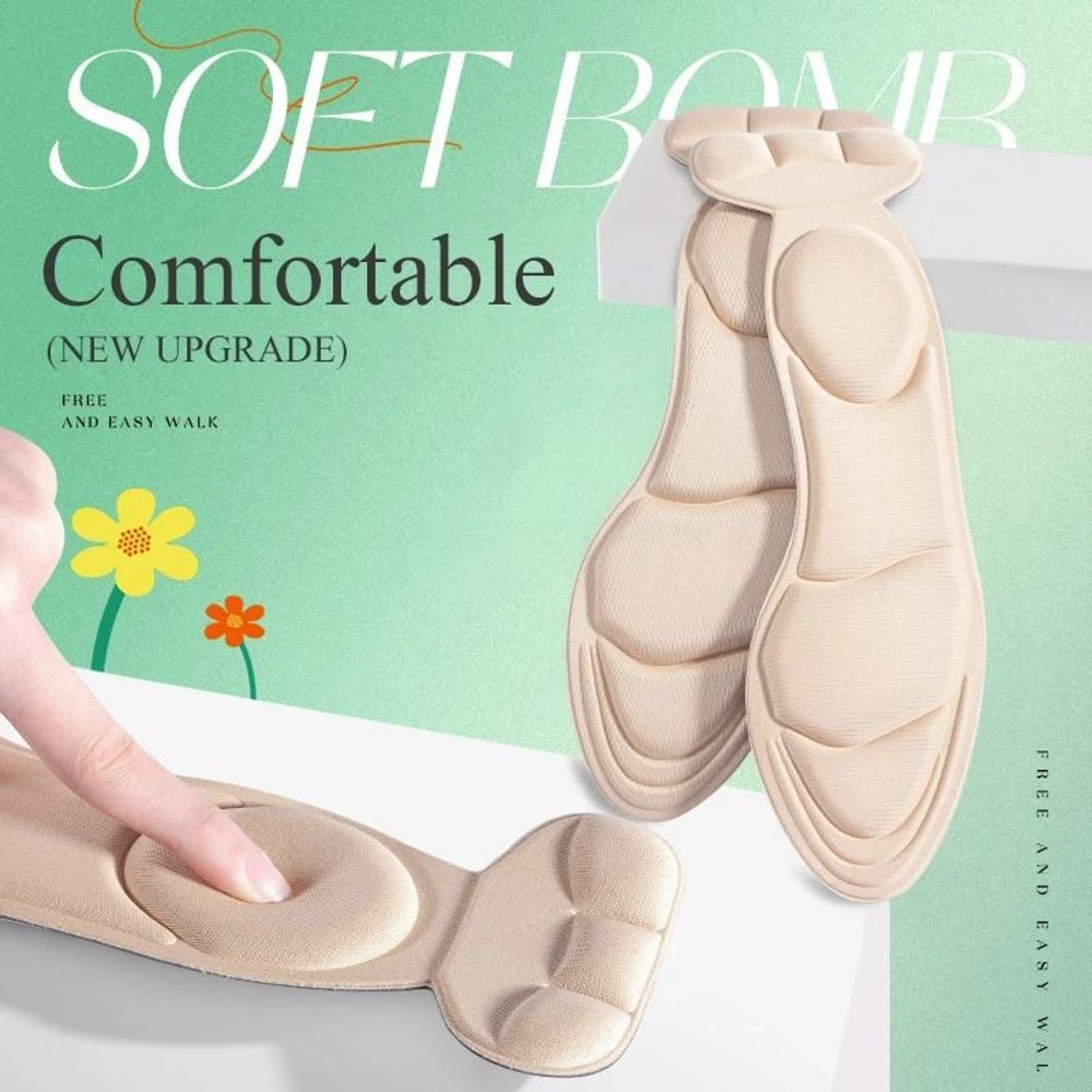 Memory Foam High Heel Insoles For Cushioning And Non Slip Heel Protection 3