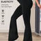 High Waisted Slim Fit Flared Pants For Women 4