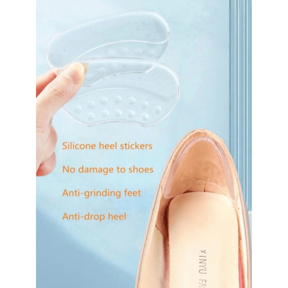 Silicone Heel Grips Anti Slip Cushions For Foot Protection 1