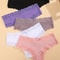 Cotton Floral Lace Patchwork Panties Set For Women 10