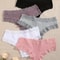 Cotton Floral Lace Patchwork Panties Set For Women 5