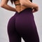 Seamless High Waist V Fold Fitness Pants For Peach Lift Shape 9