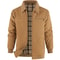 Men Winter Thick Cotton Zip Jacket With Warm Flannel Lining 0