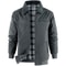 Men Winter Thick Cotton Zip Jacket With Warm Flannel Lining 2