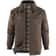 Men Winter Thick Cotton Zip Jacket With Warm Flannel Lining 3