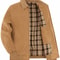 Men Winter Thick Cotton Zip Jacket With Warm Flannel Lining 6