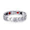Men Magnetic Stainless Steel Bracelet For Casual Wear And Wellness Support 6